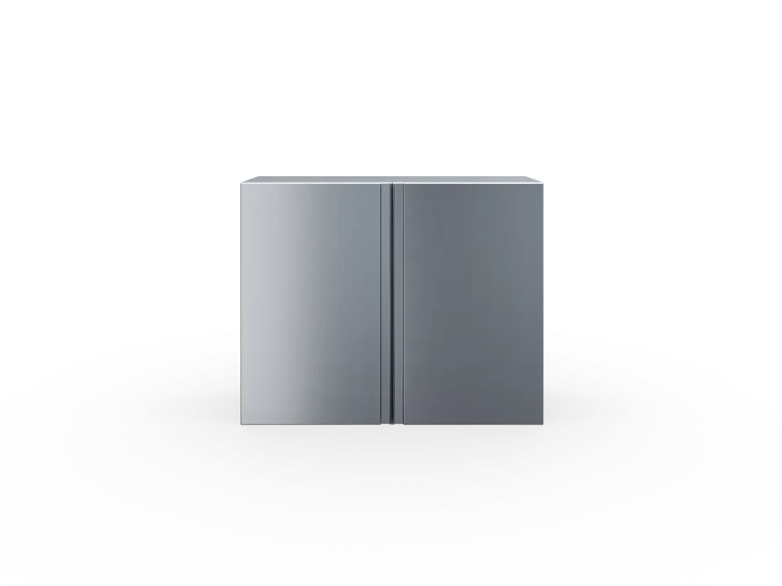 Полка-шкаф с распашными дверьми