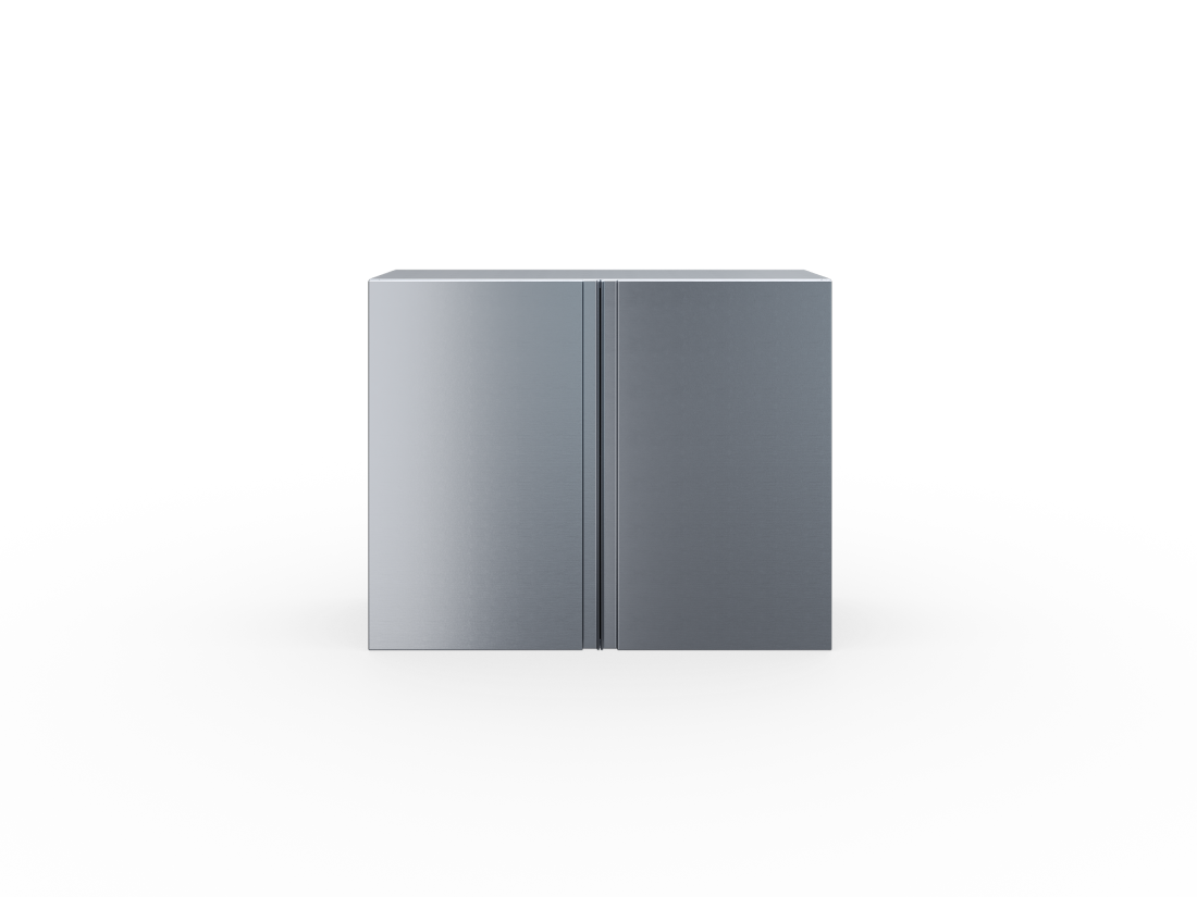 Полка-шкаф с распашными дверьми