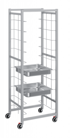 Мобильные тележки KU под UNI подносы, В 1600 мм