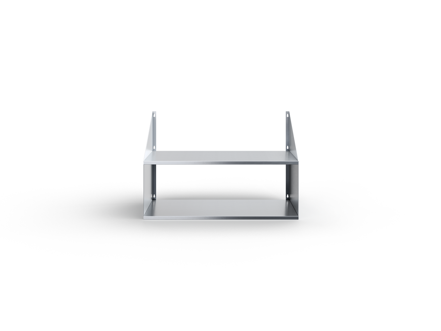 Полка настенная перфорированная 2-х ярусная ПКЧ-2-8/4-П