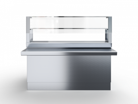 Мармит 1-х блюд 2-х конфорочный чугунные конфорки 1120